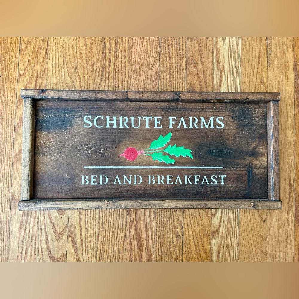 “Schrute Farms” - THE OFFICE - Wall Decor